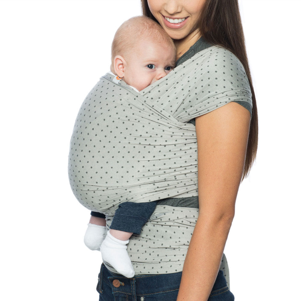 Ergobaby Aura Wrap - Pearl Grey Dots 