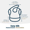 Tiny Twinkle - Mess Proof Easy Bib Ruffle - Tan Check 6-24M