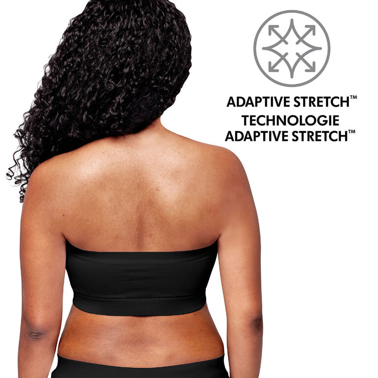 Medela Hands Free Pumping Bustier | Easy Expressing Pumping Bra with Adaptive Stretch for Perfect Fit | Black Small