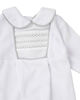 Rock a Bye Baby Unisex White Velour Sleeper 3-6M