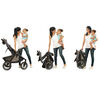 Evenflo Folio3 Stroll and Jog Travel System with LiteMax 35 Infant Car Seat Skyline