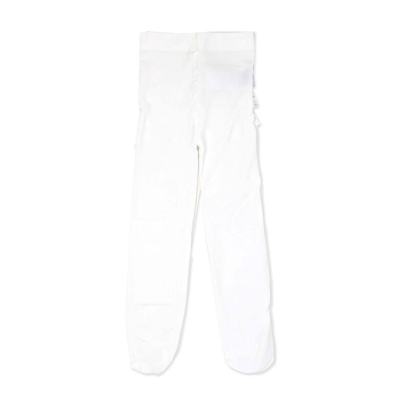 Baby Mode Signature Lot de 2 collants : rose et blanc, 2T-4T