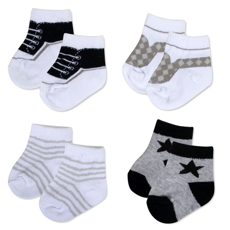 Baby Essentials 4 Pack Socks Star Boy 6 9 Months Babies R Us Canada