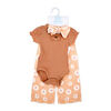 Baby Mode Ensemble pantalon 3 pièces : Tournesol rose