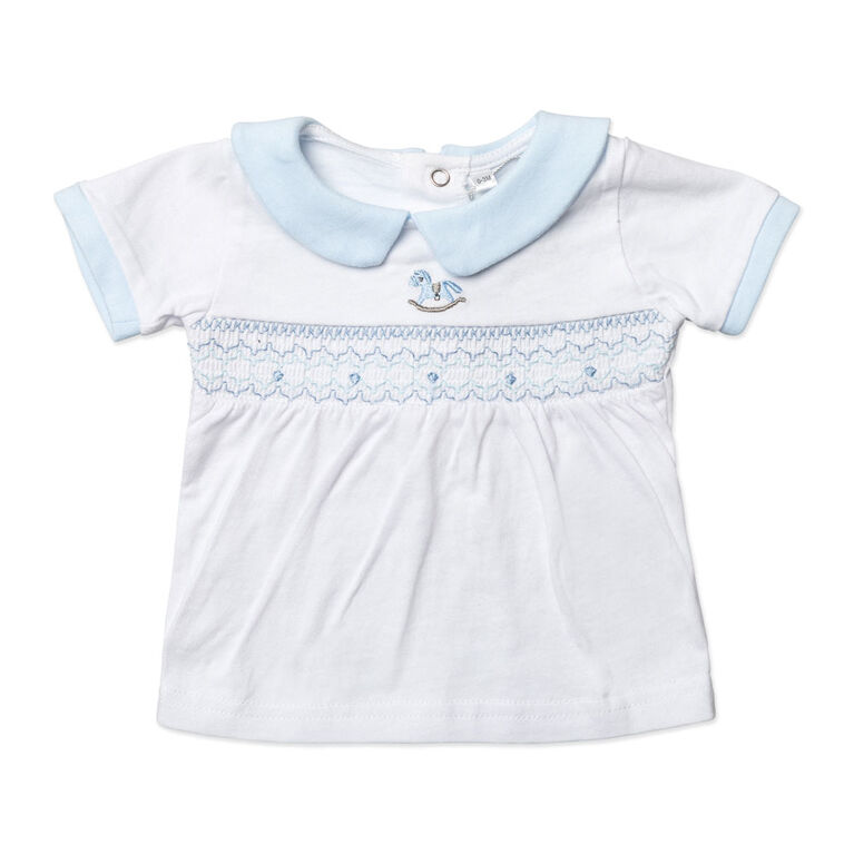 Rock a Bye Baby Ensemble court : Cheval bleu