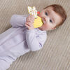 Fisher Price Snuggle Bunny Teether Baby Toy with Fine Motor Activity for Newborns