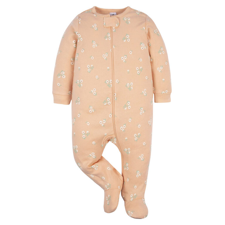 V&ecirc;tements pour enfants Gerber - Paquet de 2 Sleep N Play - Fleurs sauvages - 6-9 mois