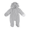 Rococo Sherpa Pramsuit - Grey, 0-3 Months