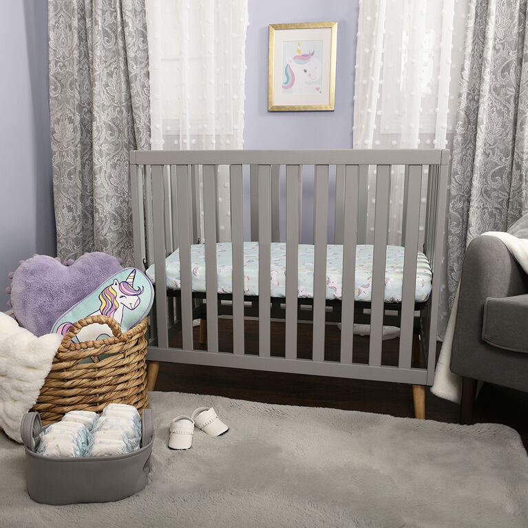 Baby's First by Nemcor, 2-Pack Mini Crib Sheets, Unicorns
