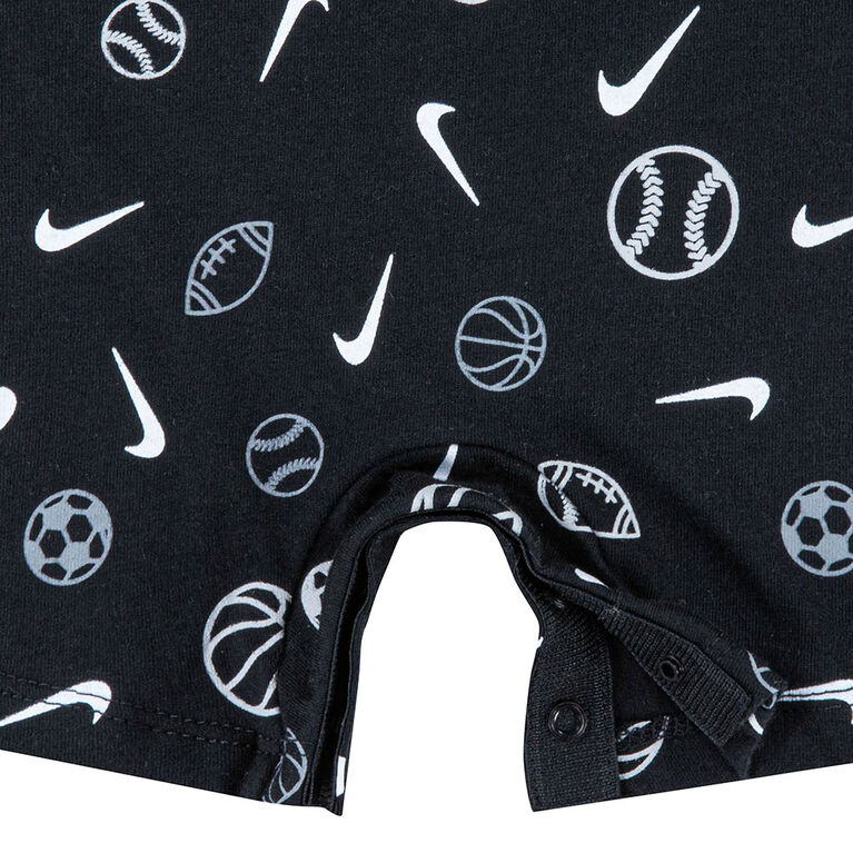 Nike Romper - Black - Size 9 Months