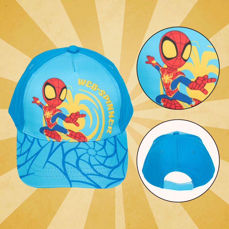 Spidey And His Amazing Friends Hat Blue Size 2-3X