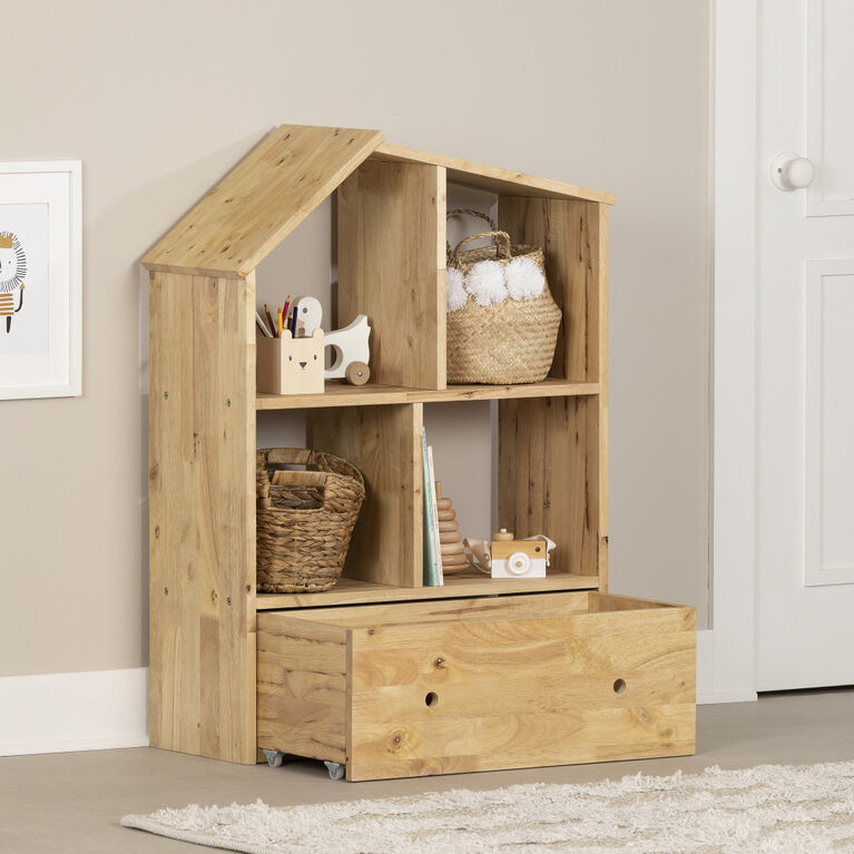 Sweedi House Shaped Bookcase NaturalWood