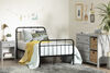 Cotton Candy Twin Metal Platform Bed BK