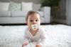 HappyPaci 1-piece Silicone Pacifier Blue - 3pack