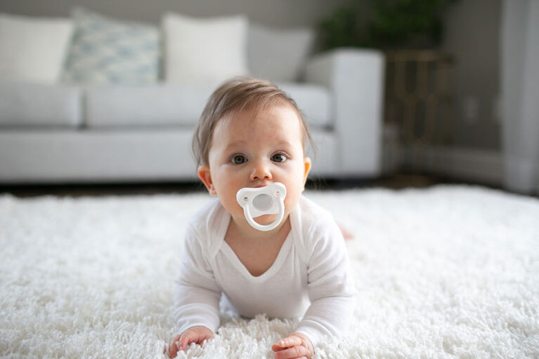 HappyPaci 1-piece Silicone Pacifier Blue - 3pack