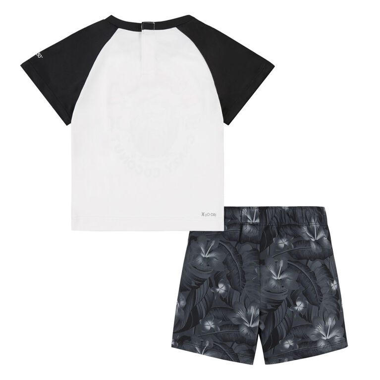 Hurley UPF 50+ Raglan Swim Set - Black - Size - 24M
