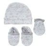 Koala Baby 3-Pack Set - Hat, Mittens, Booties - Grey
