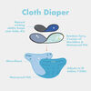 Lil Helper 6-Pack Cloth Diapers