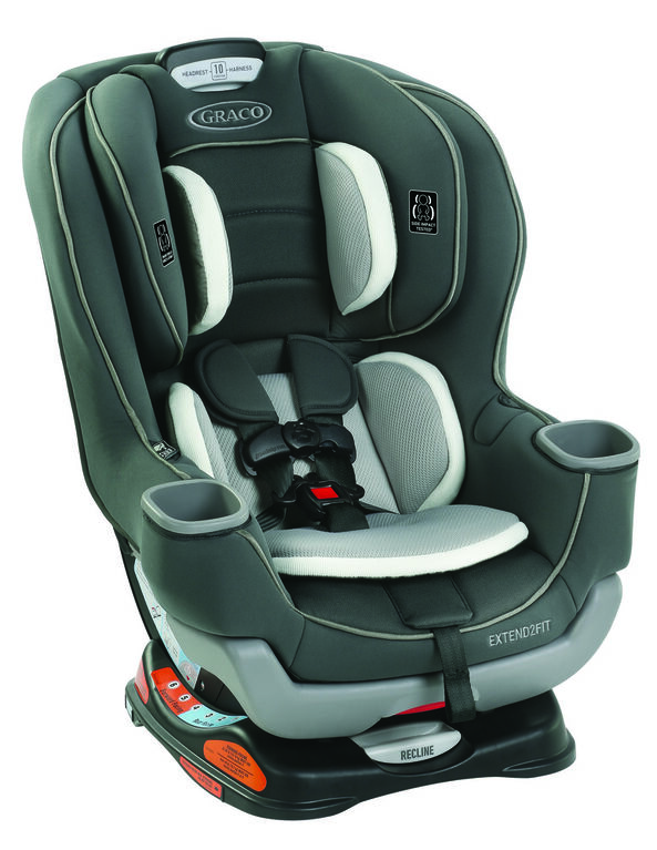 Graco Extend2Fit Convertible Car Seat, Carter