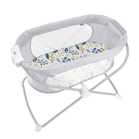 Fisher-Price Soothing View Bassinet - Navy Foliage - R Exclusive