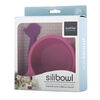 Bol en Silicone avec Cuillère - Fuchsia et Violet.