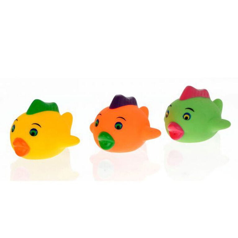 Vital Baby Play 'n' Splash Fish Family - 3pc