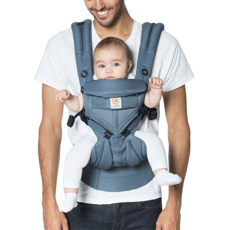 Ergobaby Omni 360 Cool Air Mesh All-in-One Ergonomic Baby Carrier - Oxford Blue