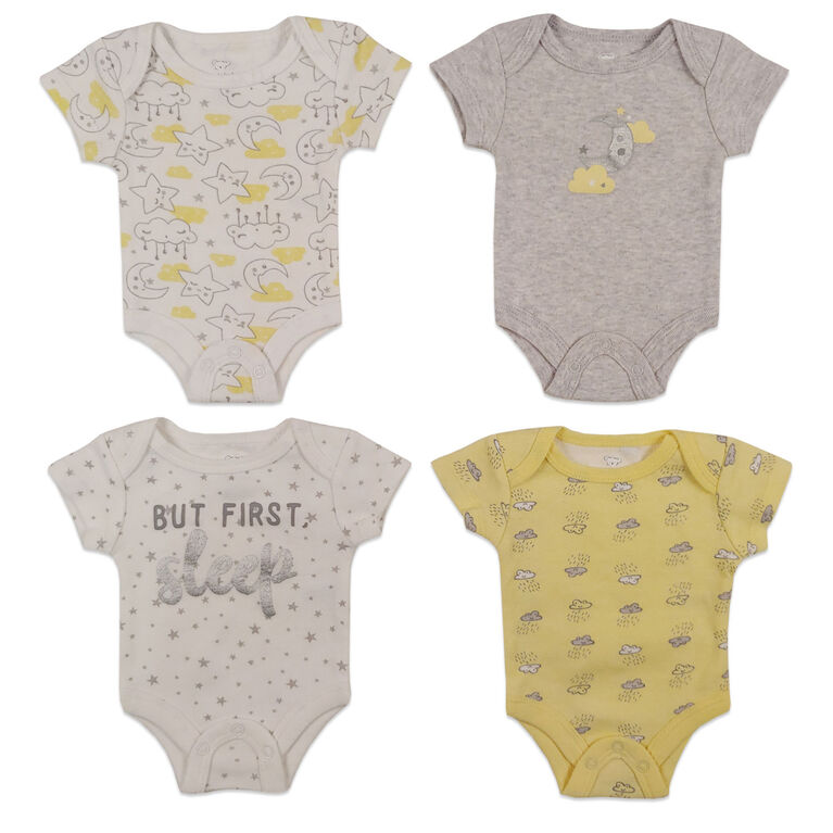 Koala Baby 4 Pack Bodysuit Yellow Preemie Babies R Us Canada