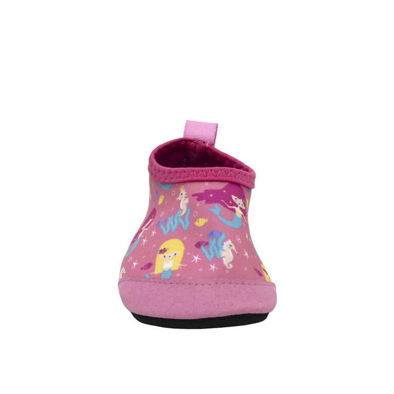 Robeez - Aqua Shoes - Mermaid Bubbles - Pink - 2 (3-6M)