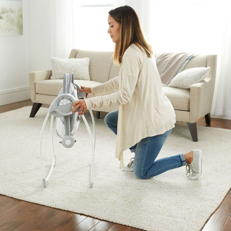 Ingenuity Comfort 2 Go Portable Swing Cuddle Lamb