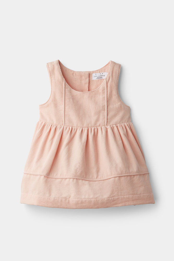 Robe velour rose pale 2025