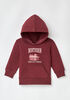 Northern Reflections Iconic Loon Hoodie Red 9-12M
