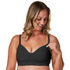 Basics by Bravado Double Layer Maternity and Nursing Bra, Black