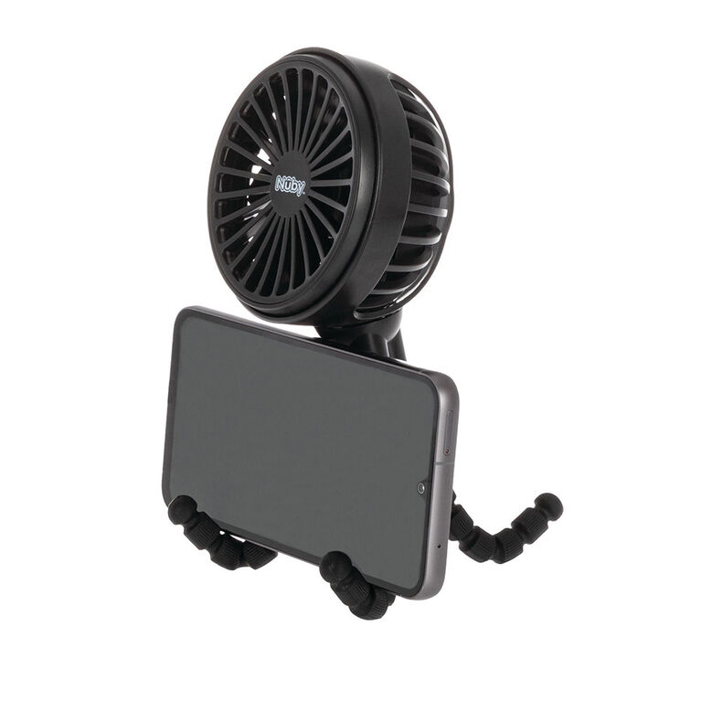Ventilateur Portatif a pied flexible de Nuby - Noir