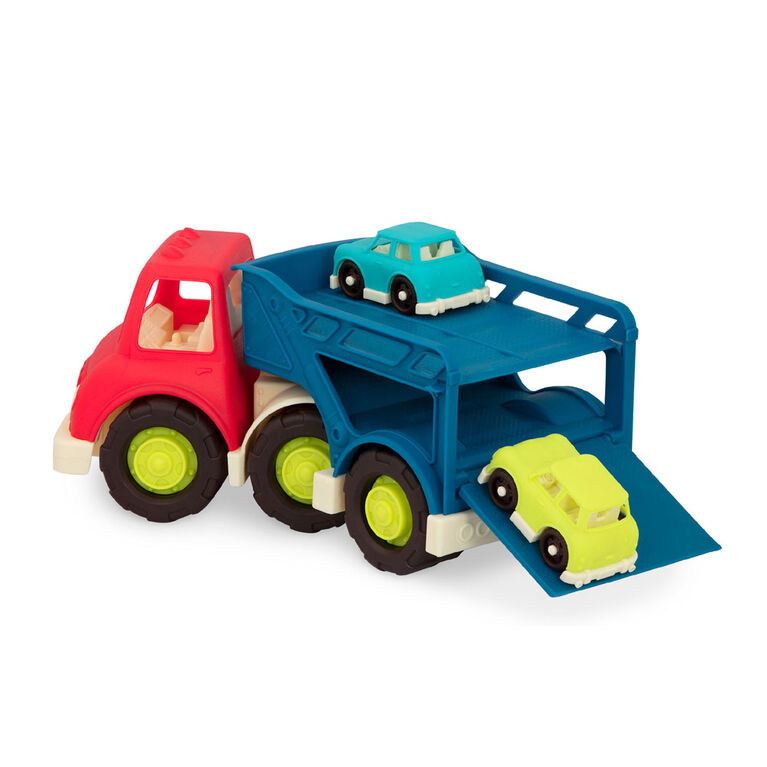 B. toys, Happy Cruisers - Car Carrier, Toy Car Carrier
