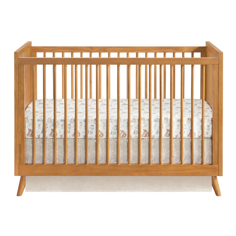 Couchette Convertible Dawson 3-en-1 Brun Miel - Notre exclusivité