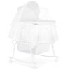 Lacy Portable 2In1 Bassinet&Cradle-White