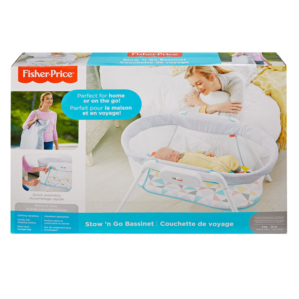 fisher price stow and go bassinet weight limit