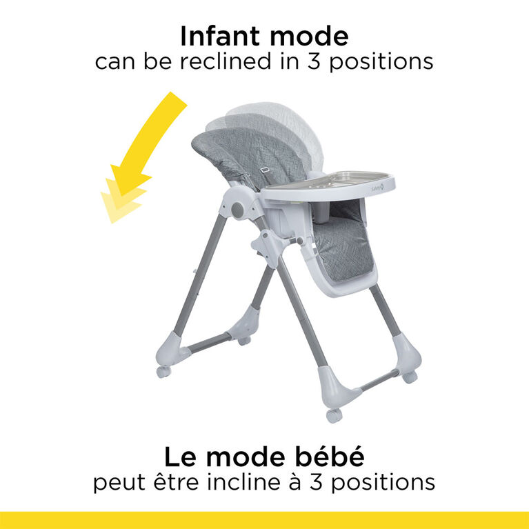 Chaise haute 3 en 1 Grow and Go de Safety 1st