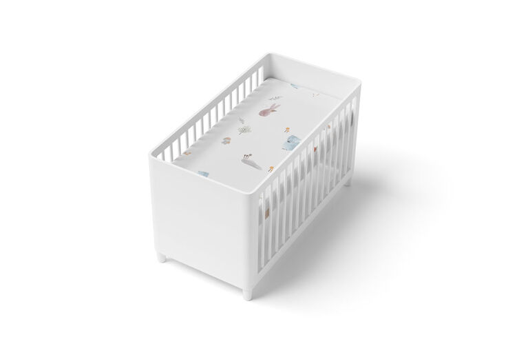 Kushies - Percale Dream crib sheet Forest