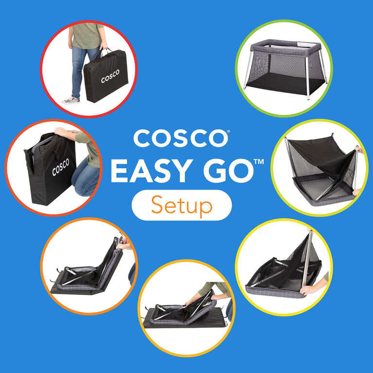 Cosco Easy Go Travel Playard Phantom Black Babies R Us Canada