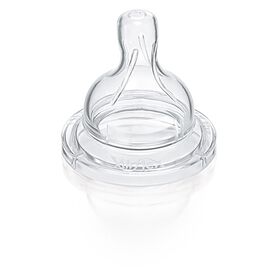 Philips AVENT - BPA Free Classic - Variable Flow Nipple, 2-Pack