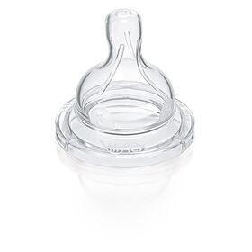 Philips AVENT - BPA Free Classic - Medium Flow Nipple, 2-Pack