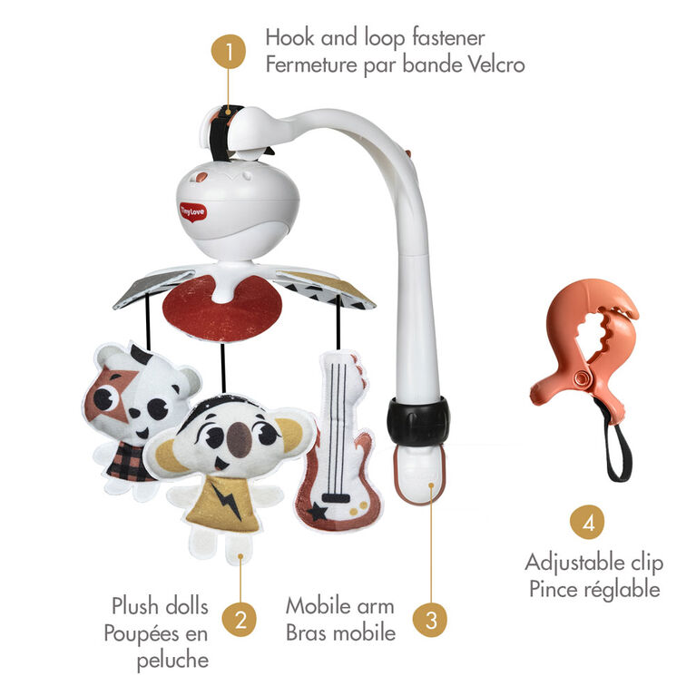 Tiny Love Take Along 3 in 1 Mobile - Tiny Rockers Collection