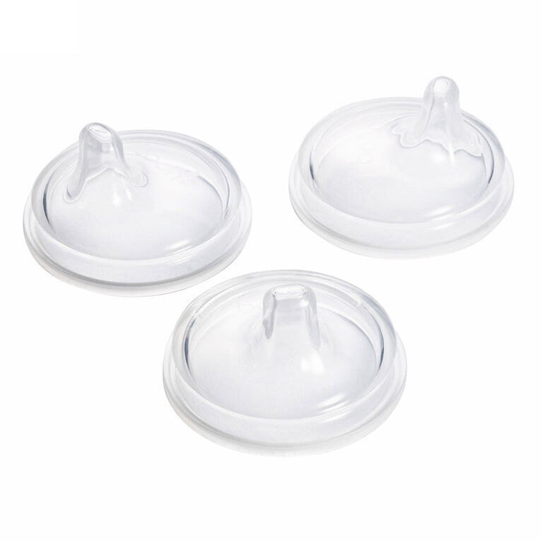 Boon NURSH Silicone Sippy Spout 3 pack