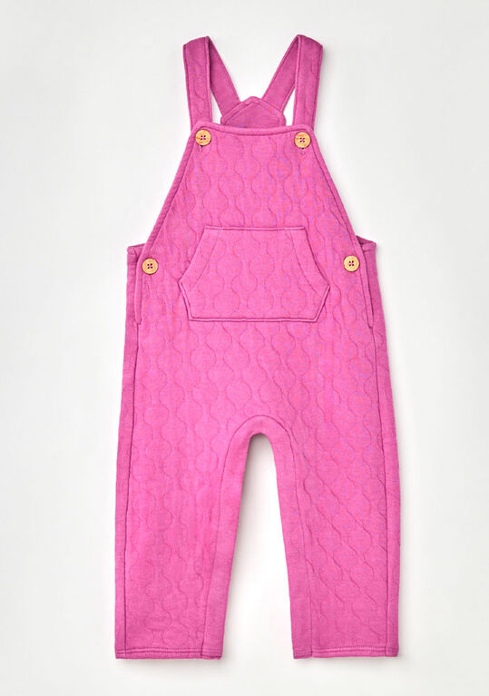 Northern Reflections Littles Rodeo Matelass&eacute;e Salopette Rose 12-18M