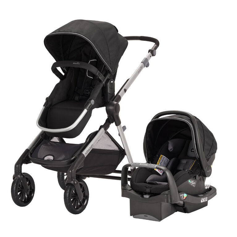 Système modulaire de voyage Pivot Xpand Evenflo avec siège d'auto pour bébé SafeMax Evenflo - Stallion