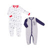 Koala Baby Boys 2-Pack Sleeper- Night Sky 0-3 Months