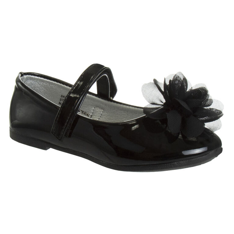 Laura Ashley Ballerina Flats Black Patent