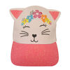 Baby B - Baseball Cap With 3D Ears - Cat, White, 12-24M